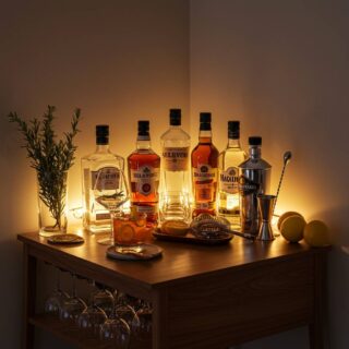 お家飲みを格上げ！自宅BARのコスパ最強セッティング