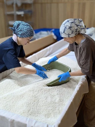 日本酒の製造風景