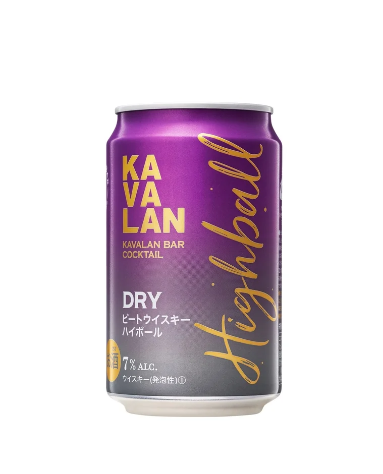 KAVALAN BAR COCKTAILの「DRY ピートウイスキー ハイボール」の缶飲料
