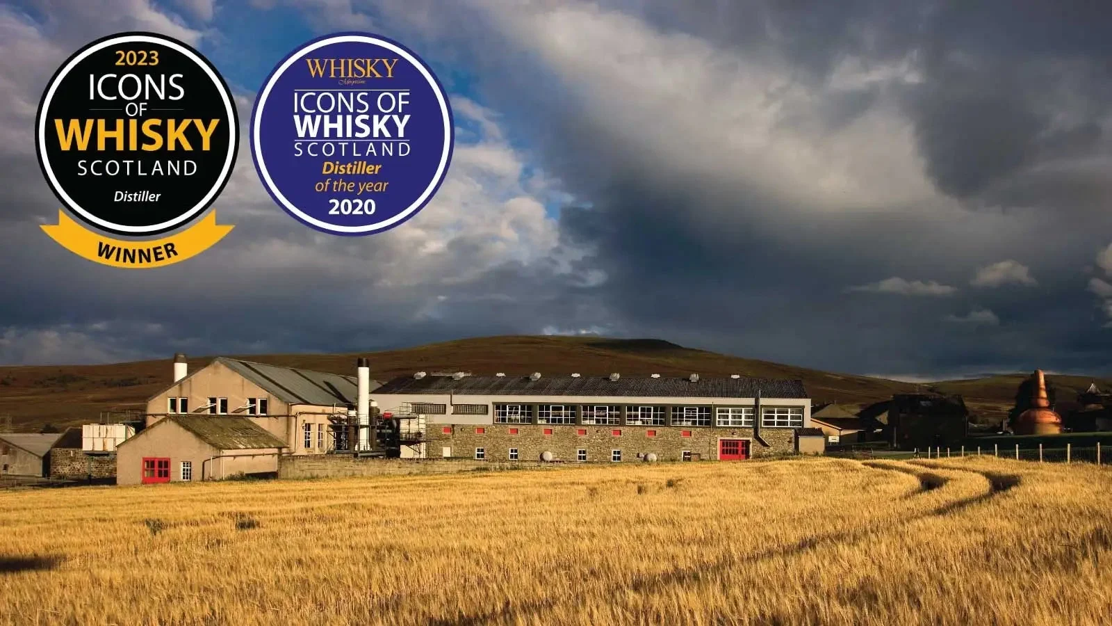 グレンファークラス蒸留所の風景