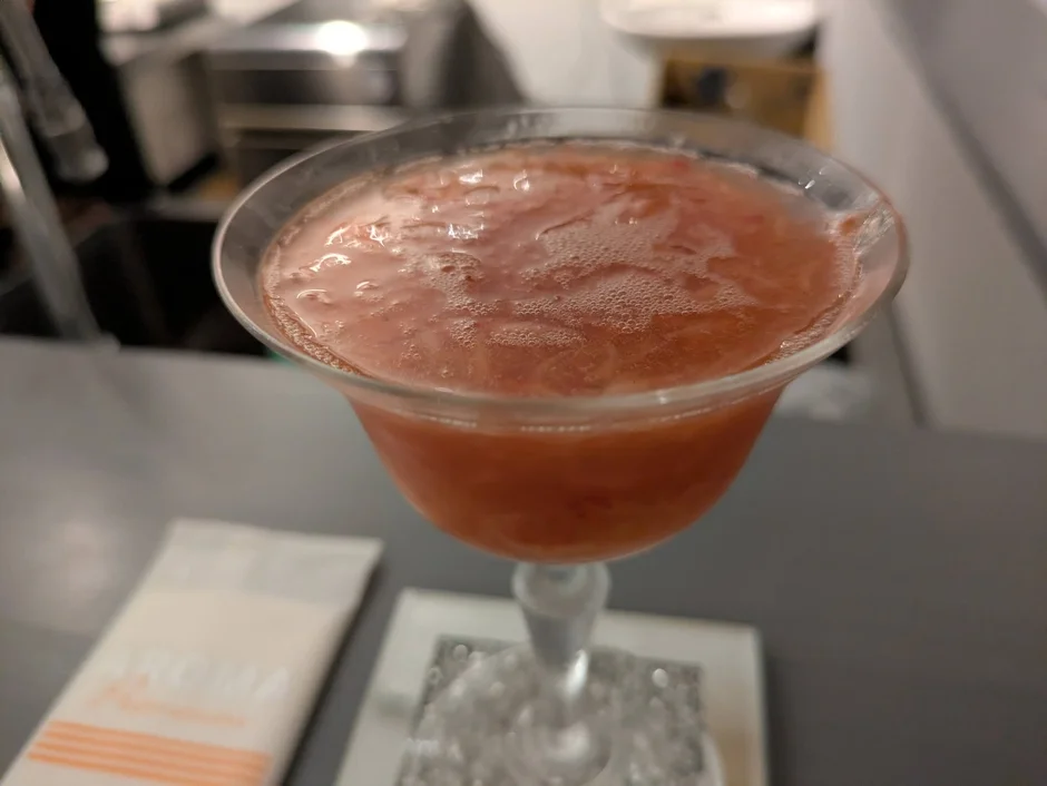 ピンクのカクテル