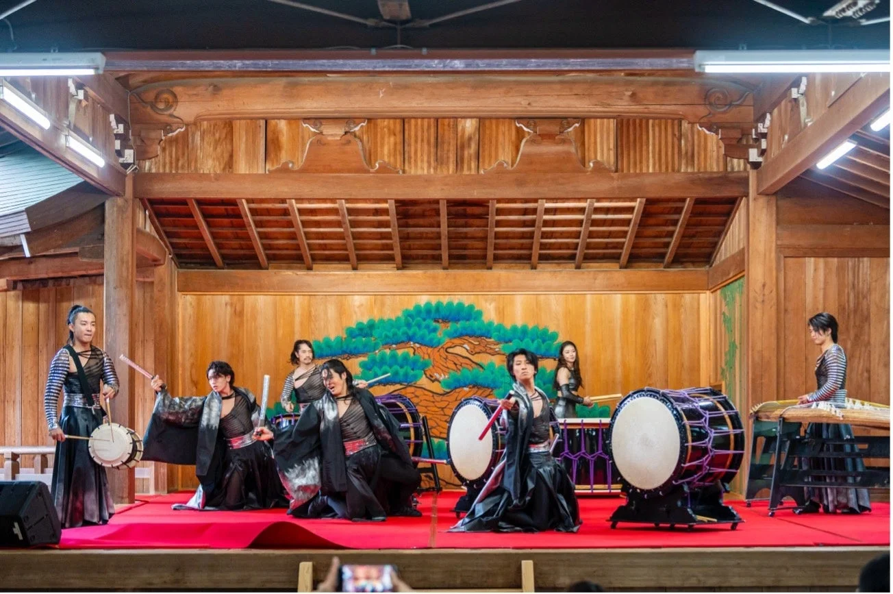 DRUM TAOによる和太鼓演奏の様子