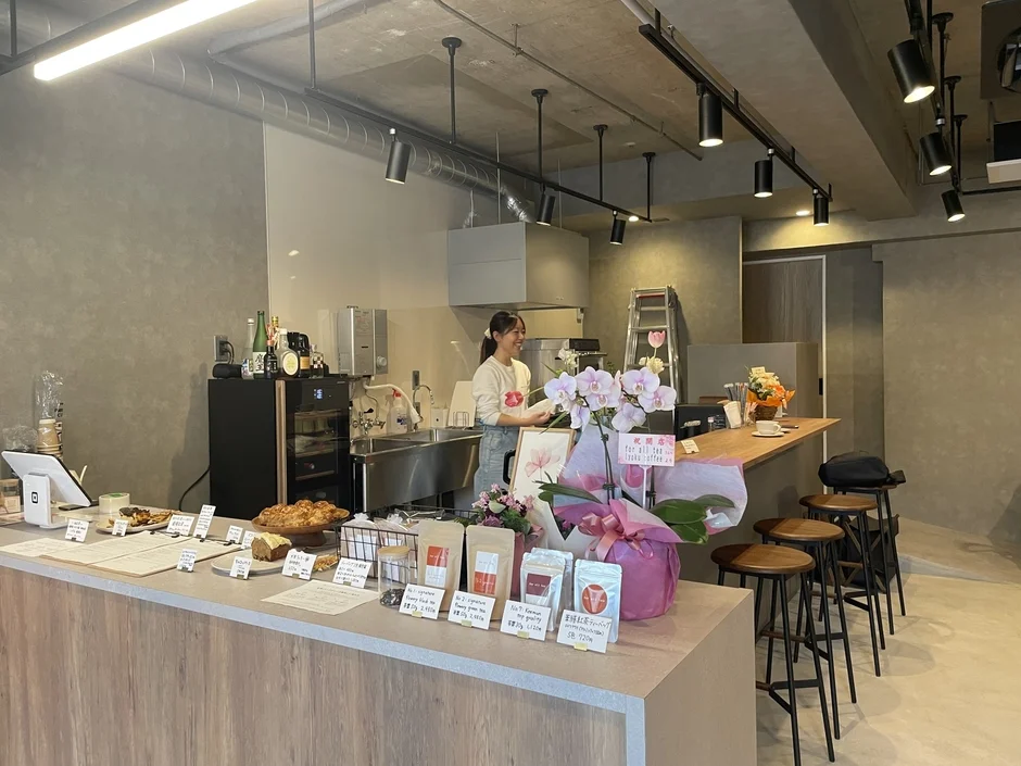 カフェ、茶葉、店員