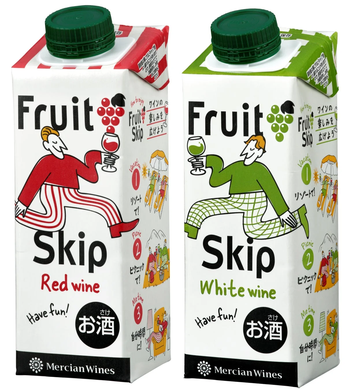 フルーツスキップ レッド／ホワイト 250ml