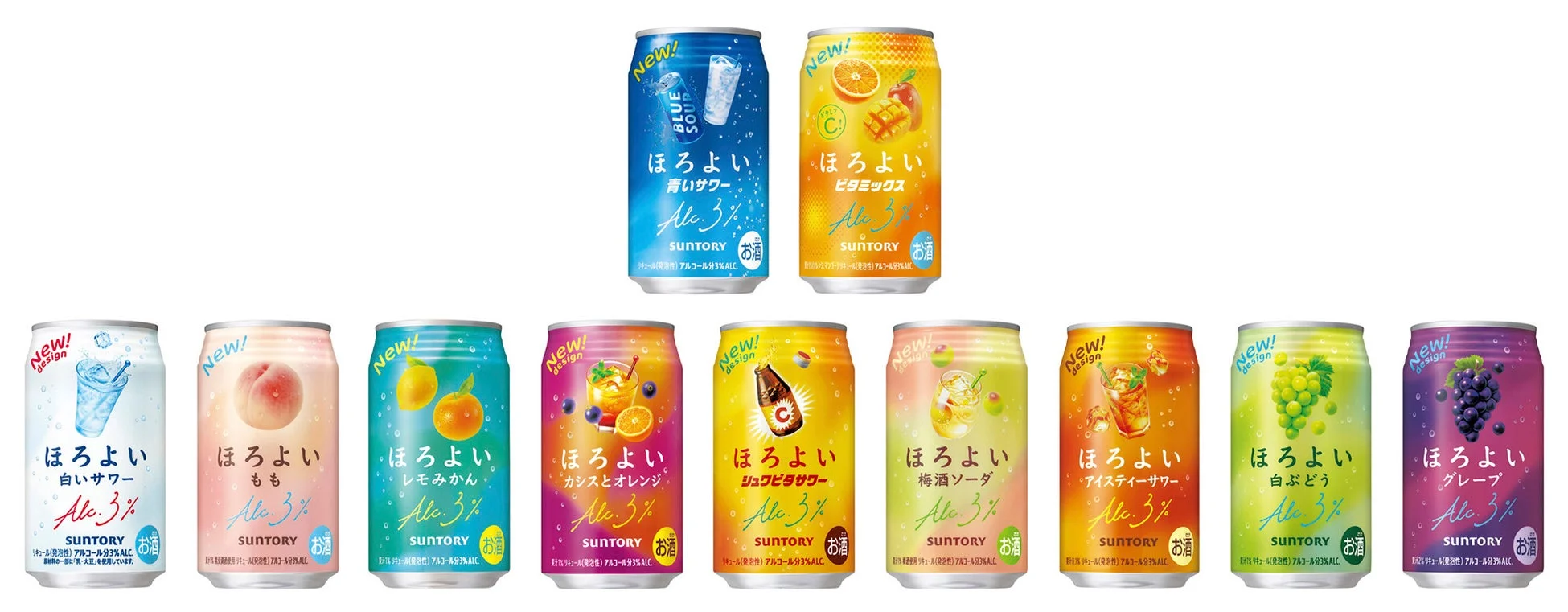 ほろよい 新商品＆リニューアル商品