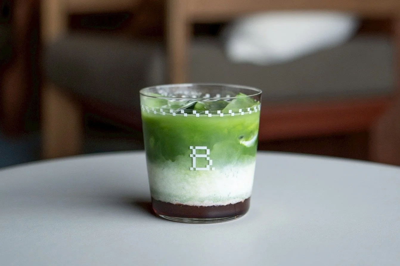 抹茶いちごミルク