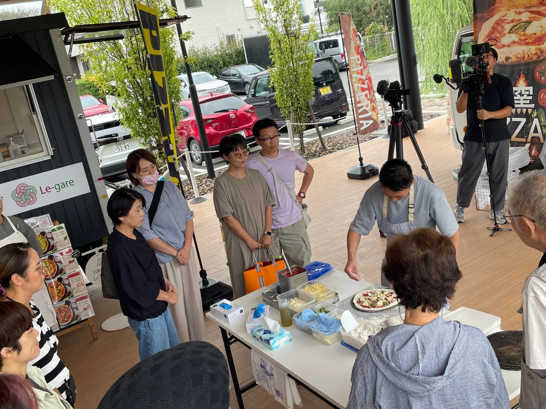 ピザ作りイベントの様子2