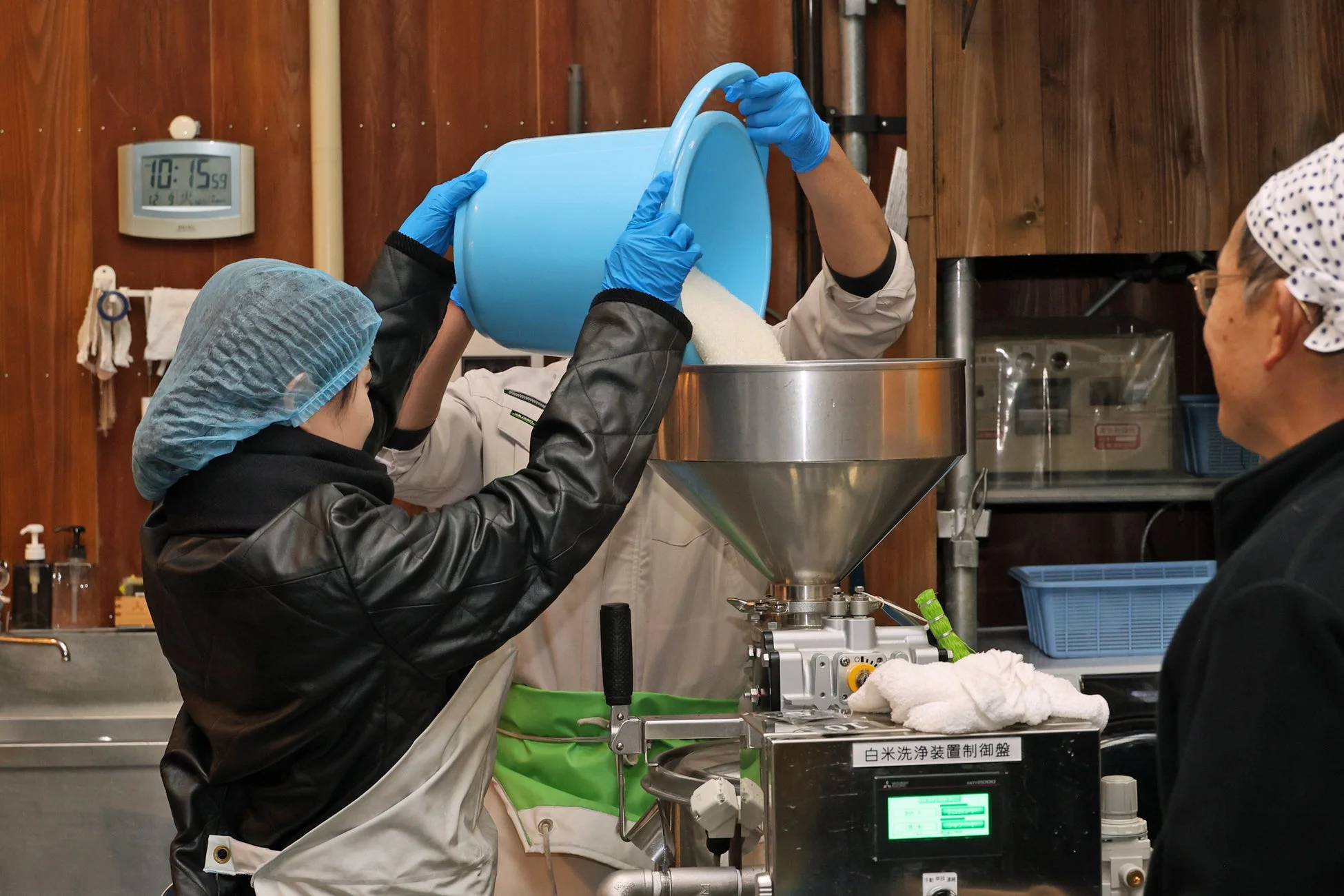 舩坂酒造店での酒造り体験