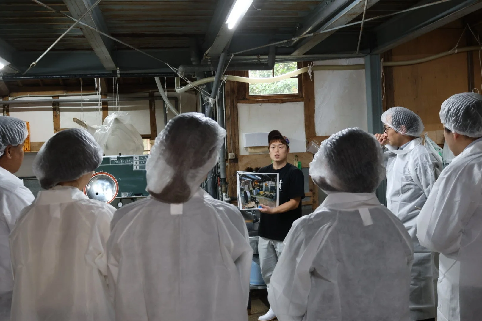 大田酒造での酒造り見学