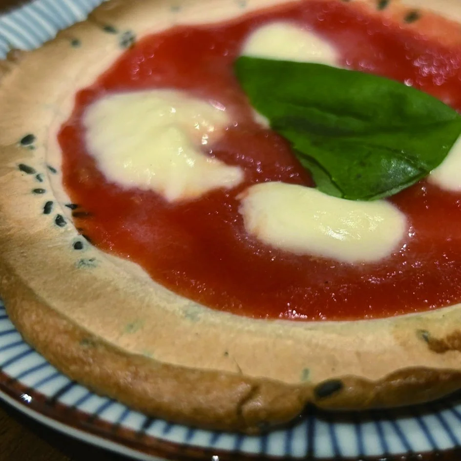 南部せんべいミニピザ