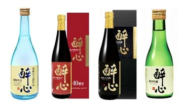 日本酒、酔心、酒、アルコール、飲み物、瓶、和風、伝統、商品、セット、辛口、純米