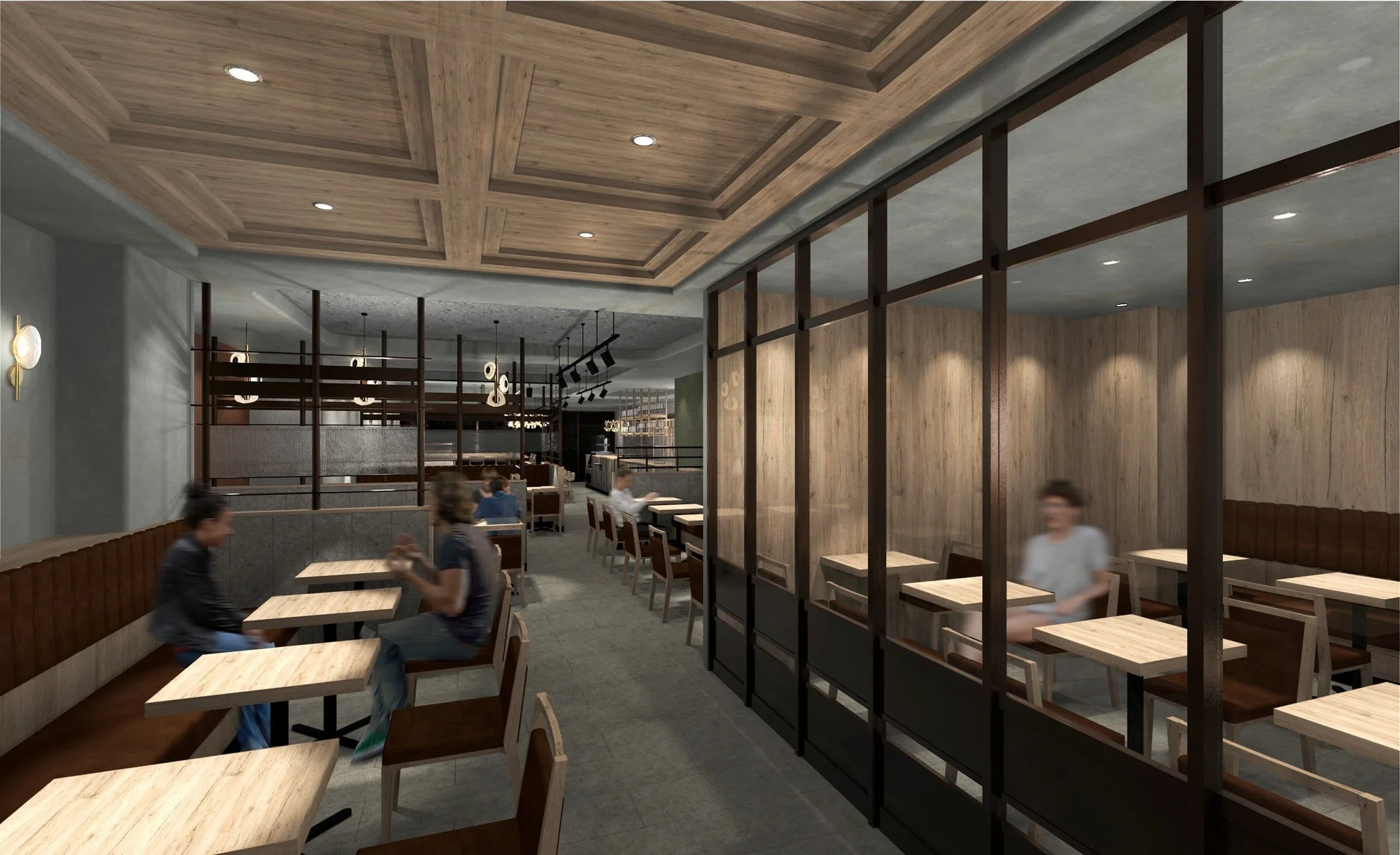 PRONTO店内の様子（ブース席など）