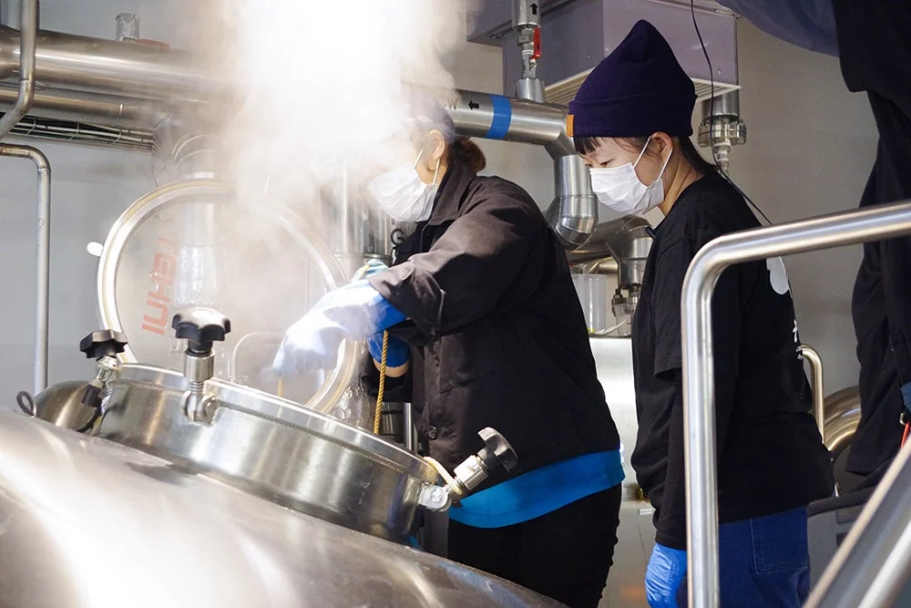 醸造作業の様子