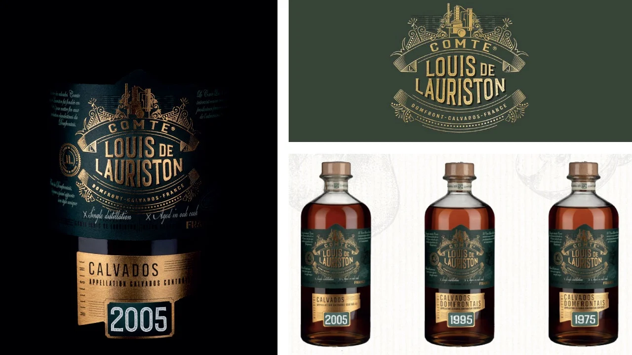 ヴィンテージカルバドスのボトル