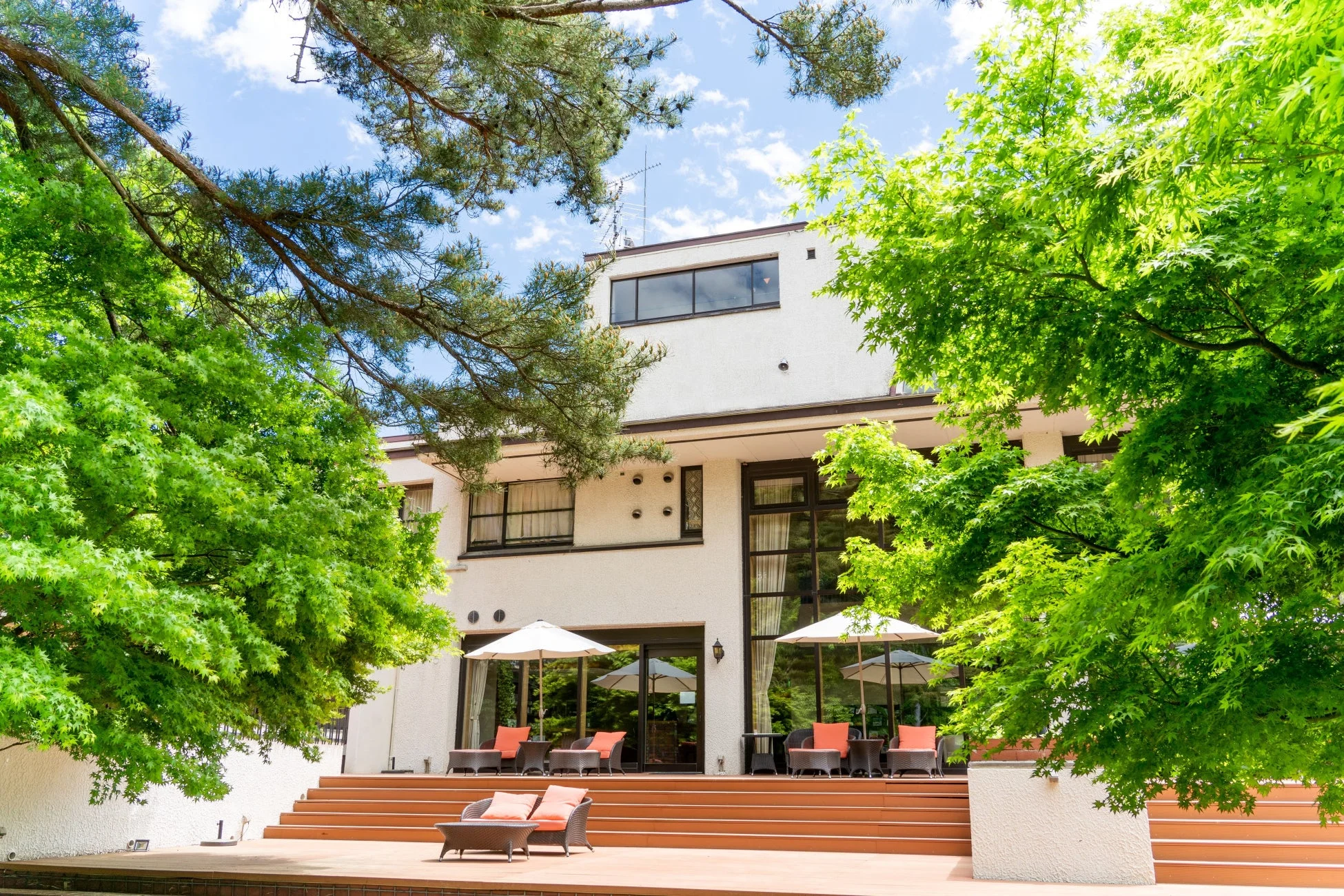 八ヶ岳 ホテル風かの外観