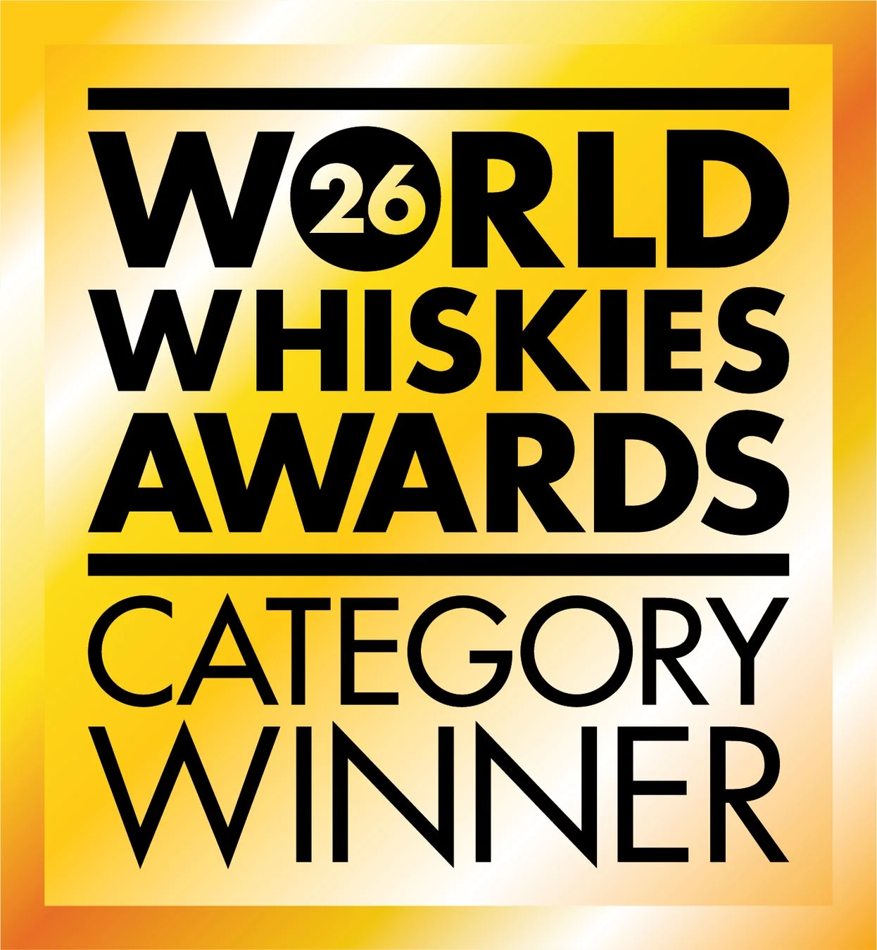 WORLD WHISKIES AWARDS 26 CATEGORY WINNER