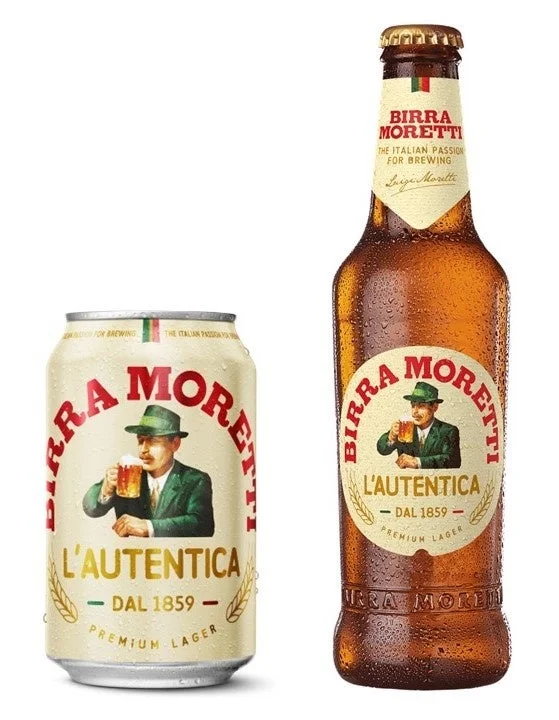 ビッラ・モレッティ 缶と瓶