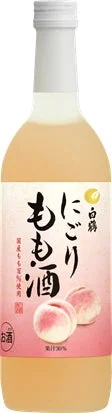🎉白鶴から新登場！国産もも果汁30%の贅沢リキュール「にごりもも酒」で、とろける甘さを体験しよう🍑