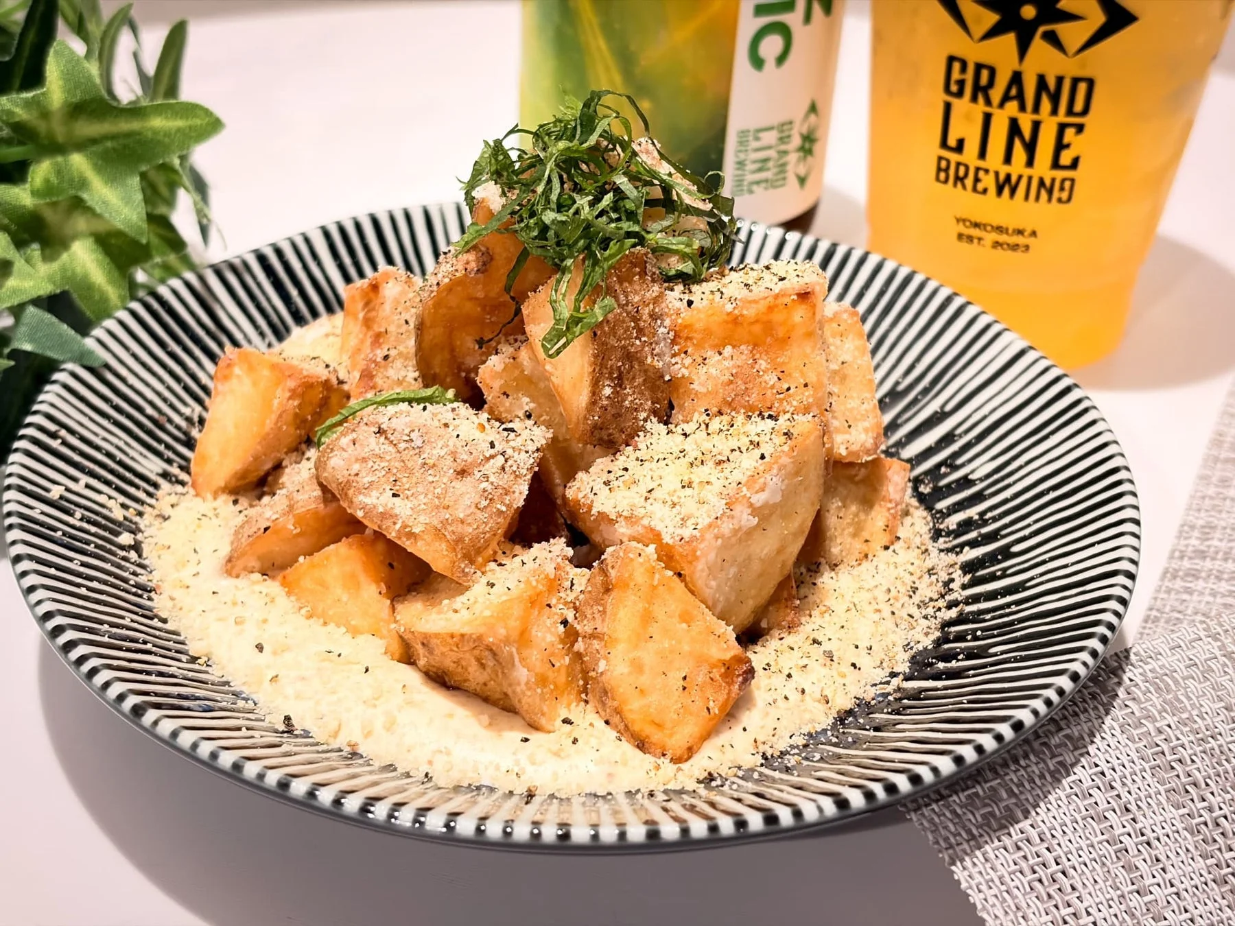 揚げじゃがと和出汁クリームチーズ