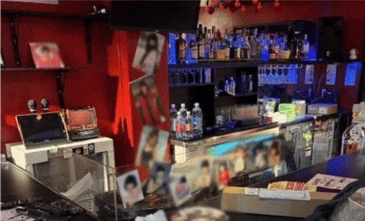 バーのカウンター