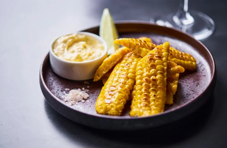 スパイスコーンリブ ライム、スモーク塩