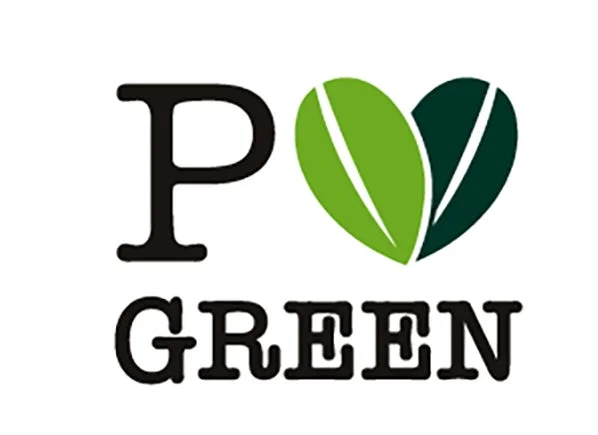 P LOVE GREENロゴ