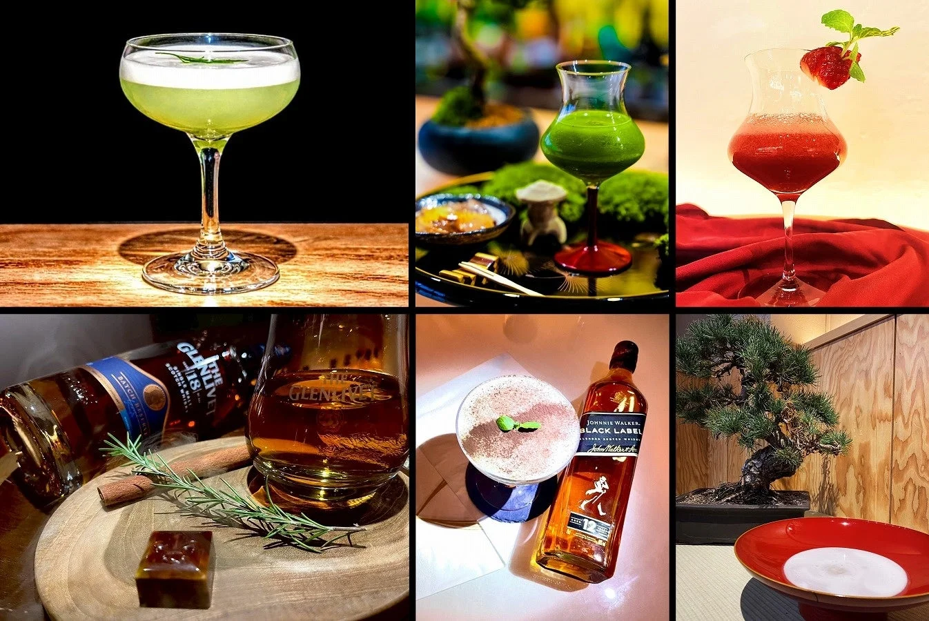 カクテルとウイスキーのイメージ
