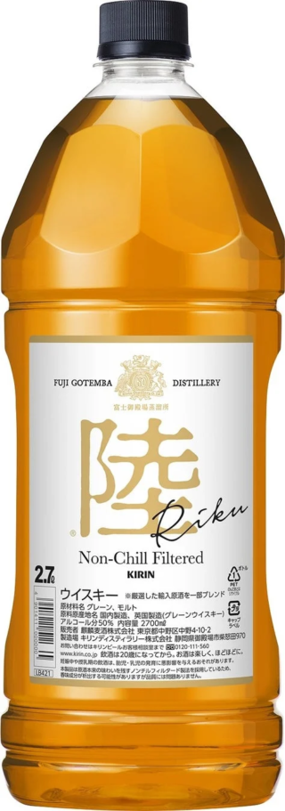 🎉5年連続最高売上！「キリンウイスキー 陸」が大容量2,700mlペットボトルで新登場！家飲みを豊かにするキリンの戦略とは？🥃