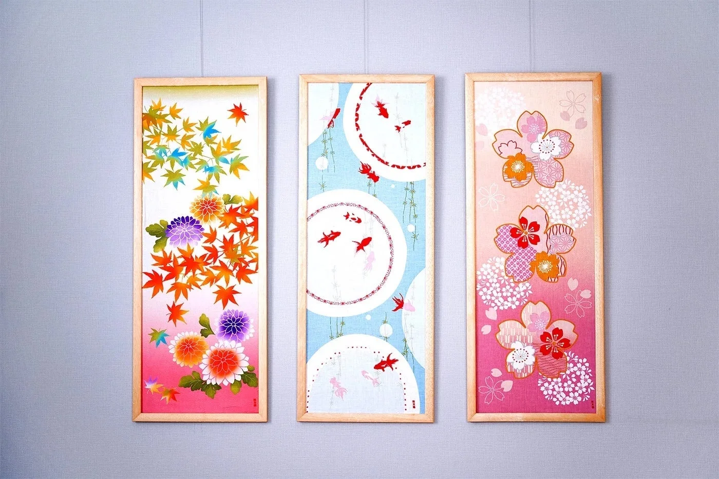 濱文様 絵てぬぐい「雲海富士と桜」