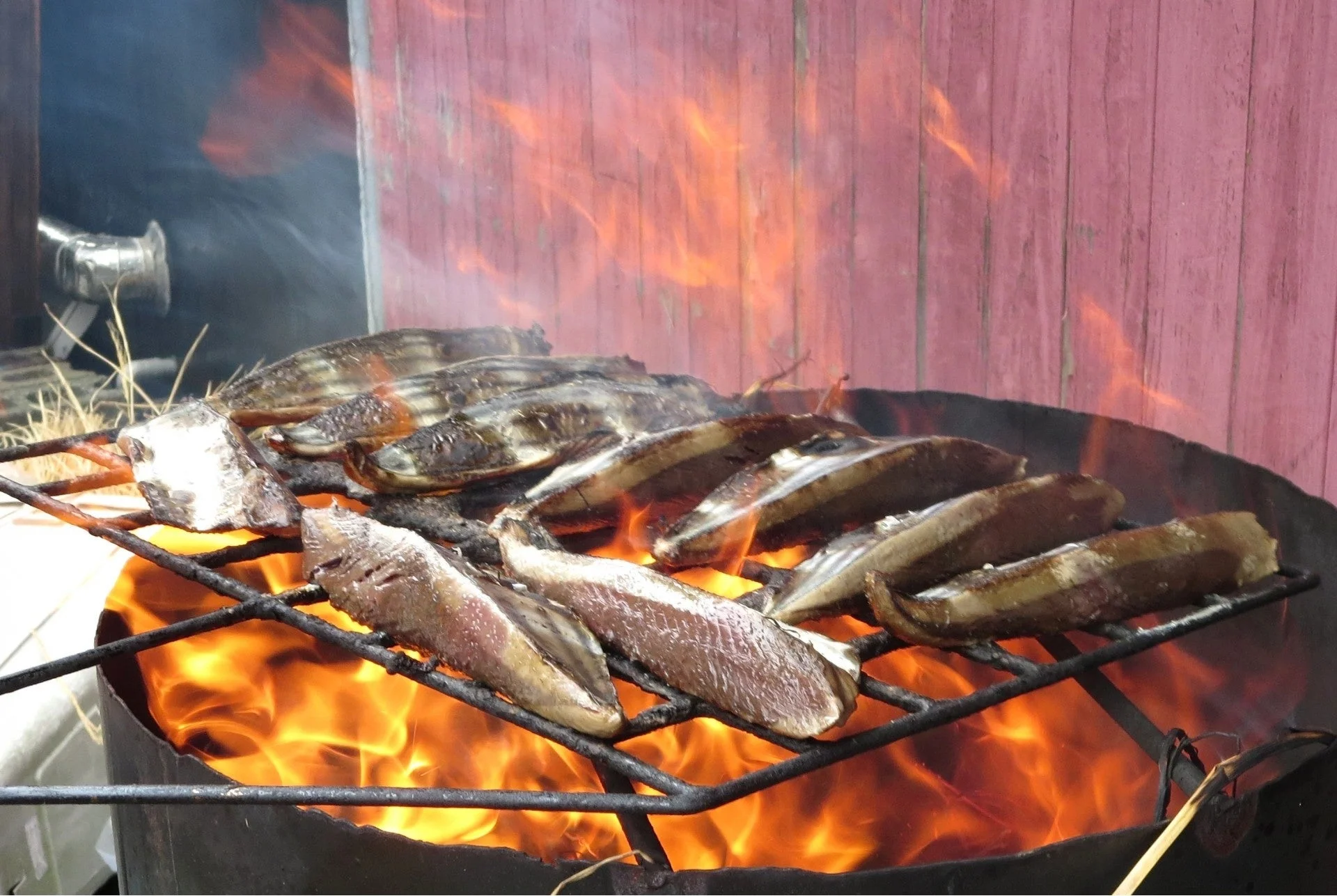 かつおの藁焼き