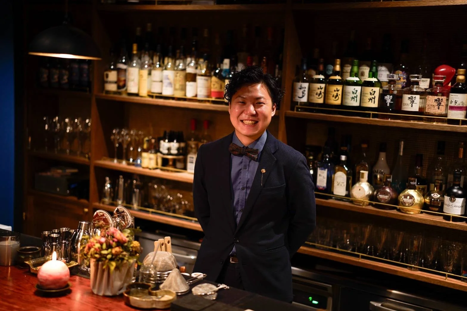 Bar Mimosa Pudica オーナーの崔氏