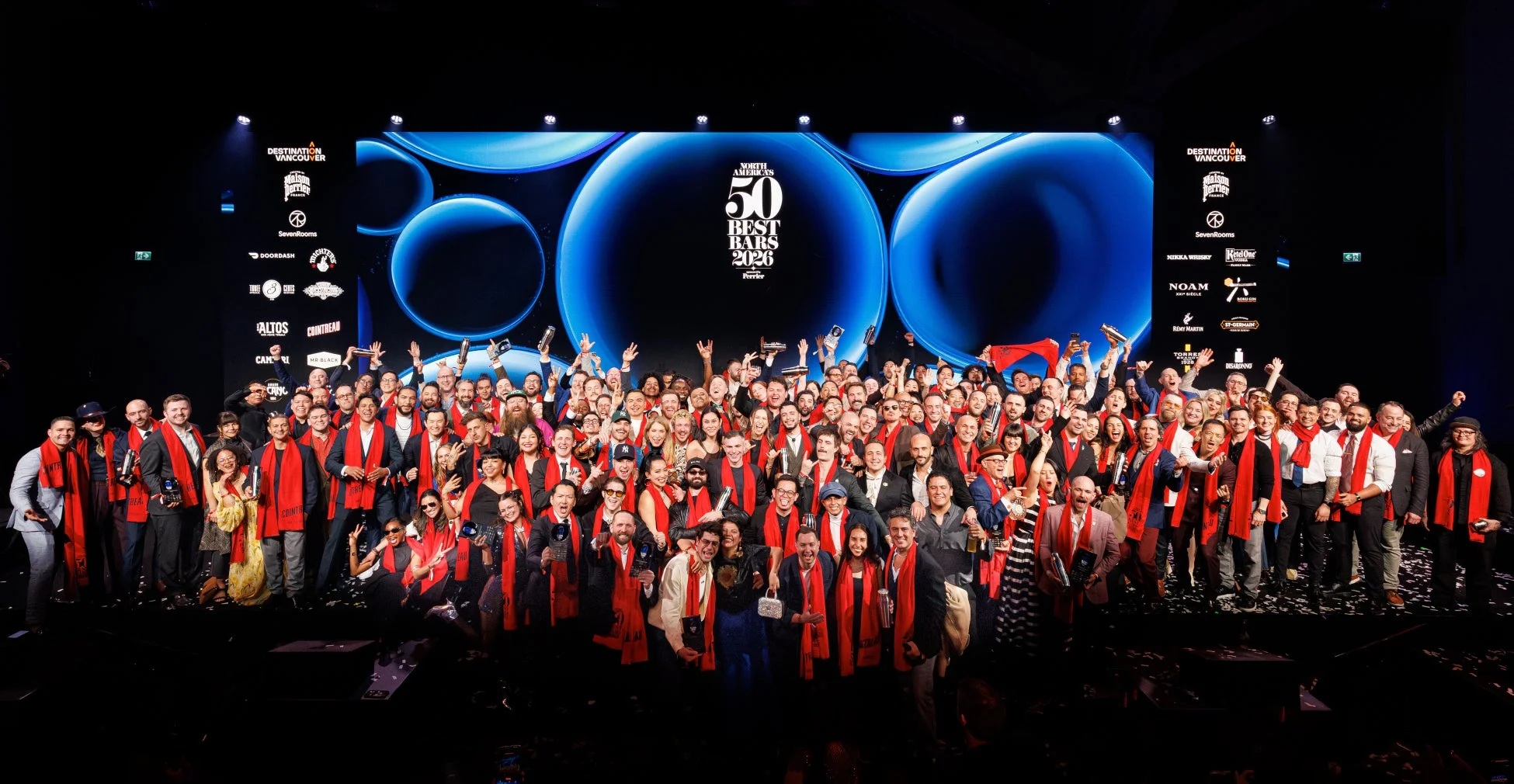 北米50ベストバーの授賞式