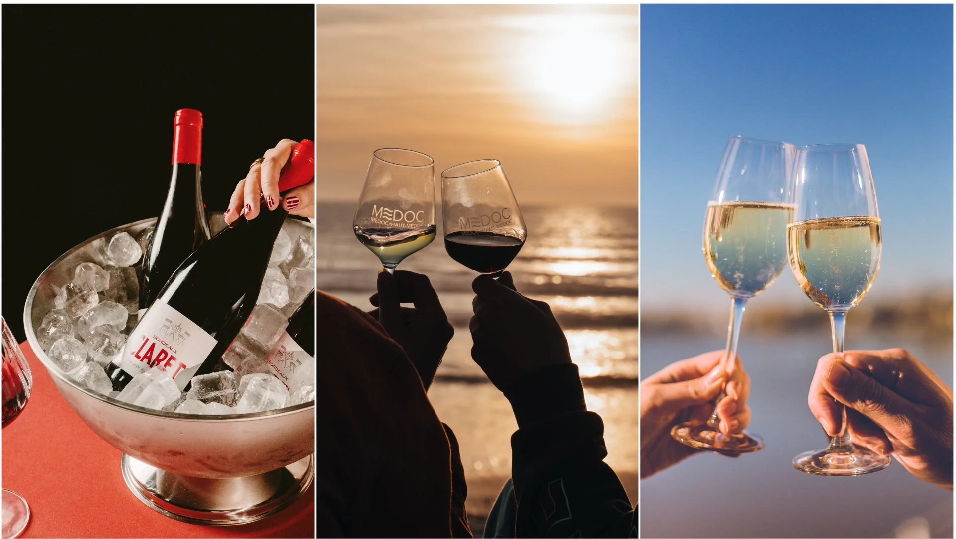 ワインを楽しむ人々