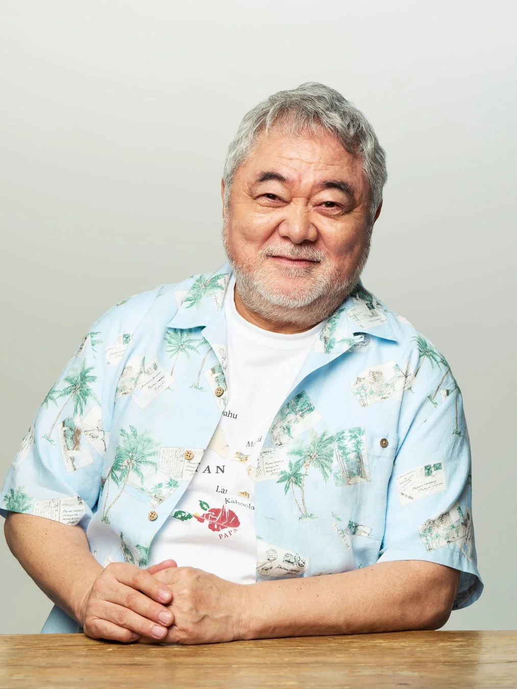 笑顔の三國清三シェフ