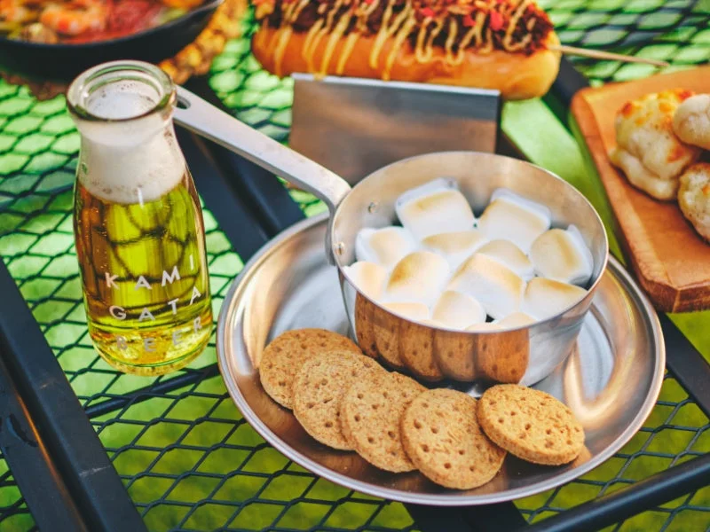 スモアとビール