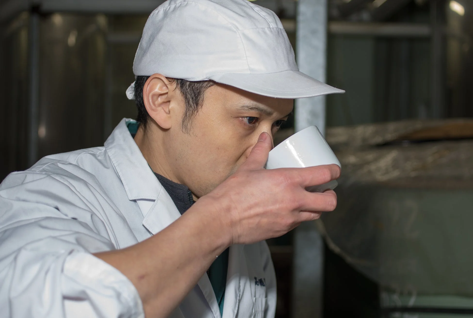 利き酒の様子