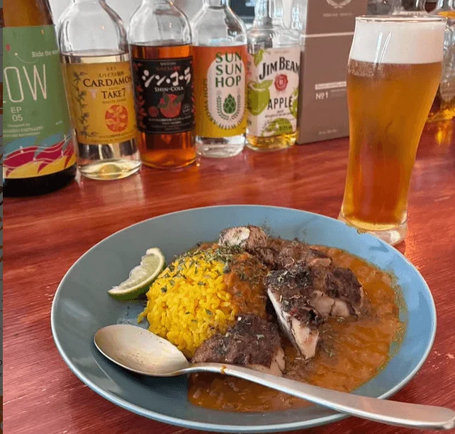 Good Day Curryのカレーとドリンク