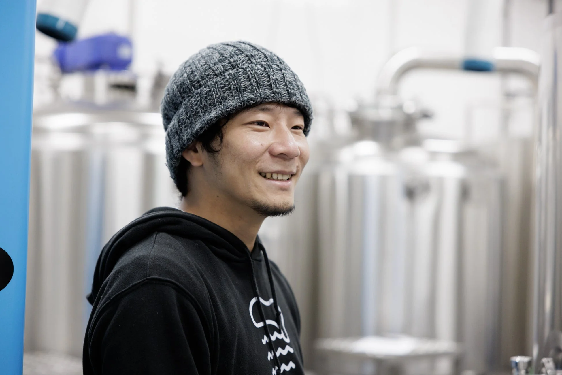 笑顔のビール職人・松岡風人氏